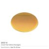 Oval Flat Metal Badges
