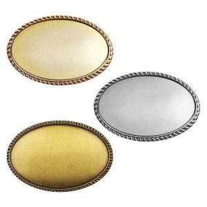 Oval Rope Design Logo Badges