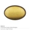 Oval Rope Design Logo Customized Badges