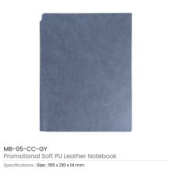 PU-Leather-Notebook-MB-05-CC-GY-250x250-1.jpg Soft PU Leather Printed Notebooks