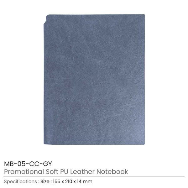 PU-Leather-Notebook-MB-05-CC-GY-600x600-1.jpg Soft PU Leather Printed Notebooks