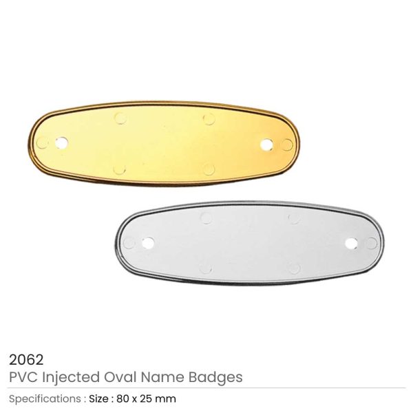PVC Injected Printed Name Badges