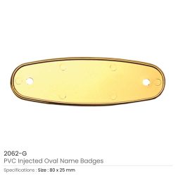 PVC Injected Printed Name Badges