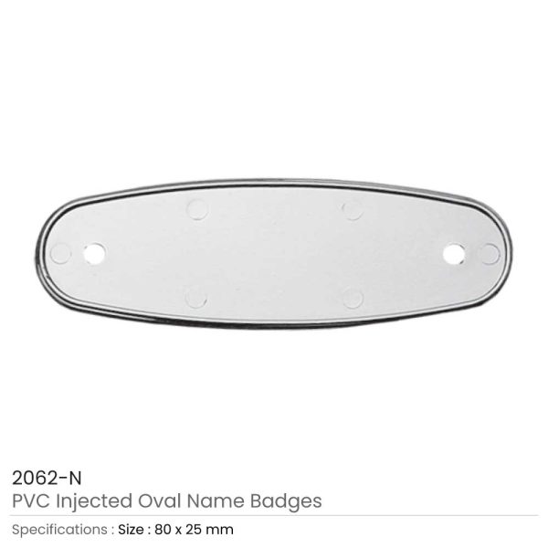 PVC Injected Printed Name Badges