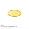 PVC Injected Oval Badges