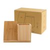 Bamboo pen holder with charger | Eco Friendly Gift Items