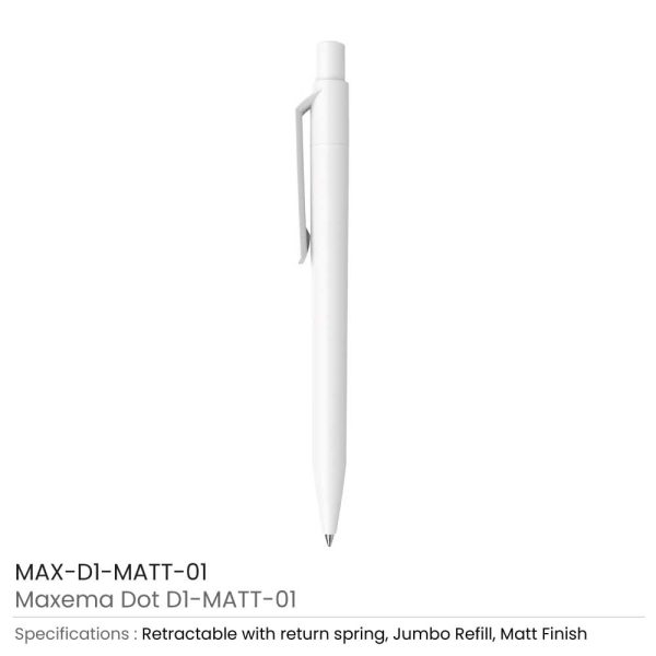 Maxema Dot Pens MAX-D1-MATT-01