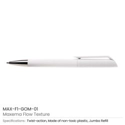 Maxema Flow Texture Personalized Plastic Pens