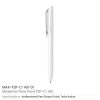 Antibacterial Maxema Flow Pure Customized Pens