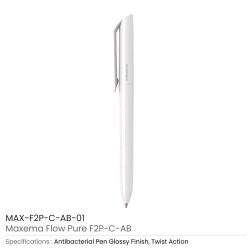 Antibacterial Maxema Flow Pure Customized Pens
