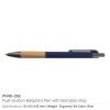 Pen-with-Bamboo-Grip-PN46-DBL-600x600-1.jpg Push Button Ballpoint Pens with Bamboo Grip