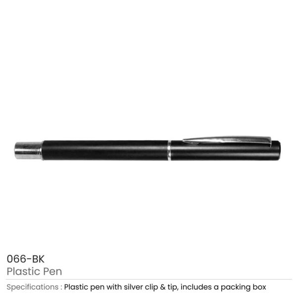 Plastic-Pen-066-BK-600x600-1.jpg Promotional Plastic Customized pens with the Name