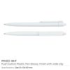 Plastic-Pen-White-PPN103-WHT-Details-250x250-1.jpg Plastic Pens White Color, Push Button, Wide Clip for Logo