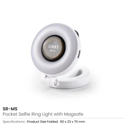 Pocket Selfie Ring Light with Magsafe