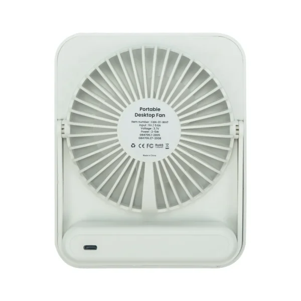 Rechargeable Table-Top Fan