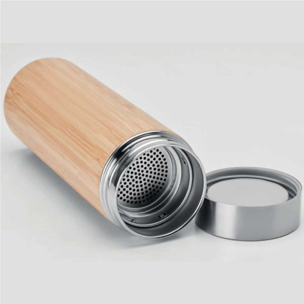 Stainless Steel Water Bottles and Bamboo Flask
