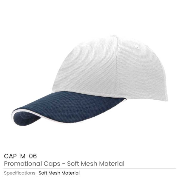 Promotional-Caps-CAP-M-BL-W-600x600-1.jpg Promotional Caps Soft Mesh Material
