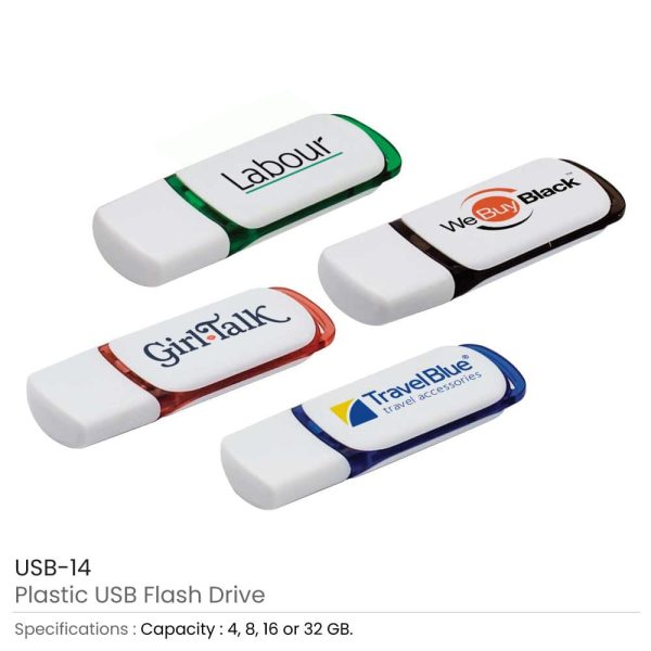 Promotional Plastic USB | Imprint Flash Drives