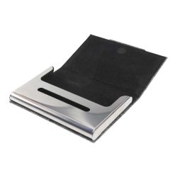 RPET & Chrome Metal Business Card Holders, Cards Hold 20Pcs