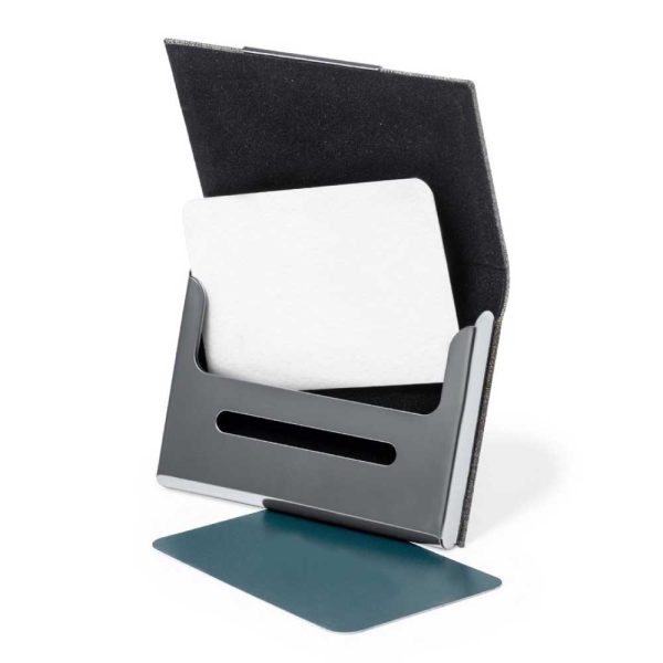 RPET & Chrome Metal Business Card Holders, Cards Hold 20Pcs