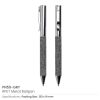 RPET Metal Ball Pens, Twist Action Mechanism, Blue Ink