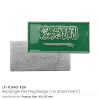 Rectangle KSA Flag Badges for National Day