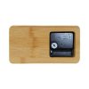 Eco-Friendly Rectangular Bamboo Desk Clock