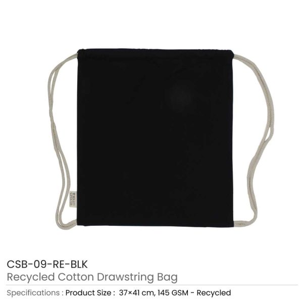 Recycled-Cotton-Drawstring-Bags-Black-CSB-09-RE-BLK-600x600-1.jpg Recycled Cotton Drawstring Bags