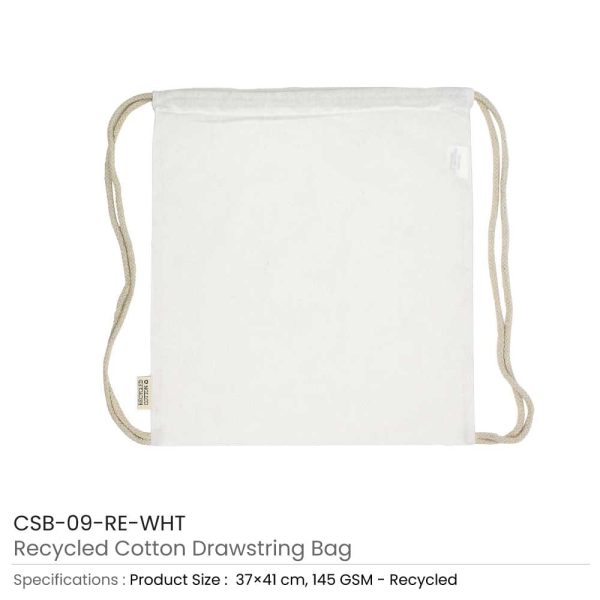 Recycled-Cotton-Drawstring-Bags-White-CSB-09-RE-WHT-600x600-1.jpg Recycled Cotton Drawstring Bags