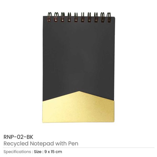 Promotional Recycled Notepad with Pen