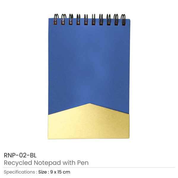 Promotional Recycled Notepad with Pen