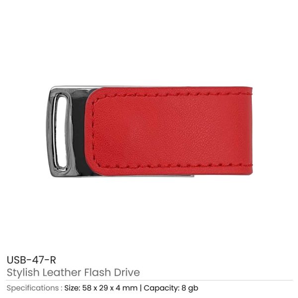 Stylish leather USB | USB Flash with Branding