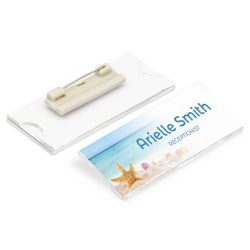 Reusable Clear Acrylic Insert Name Badges