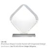 Rhombus-Shaped-Crystal-Awards-CR-45-250x250-1.jpg Rhombus Shaped Crystal Awards with Engraved Design & Box