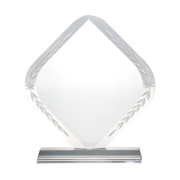 Rhombus-Shaped-Crystal-Awards-CR-45-Main-600x600-1.jpg Rhombus Shaped Crystal Awards with Engraved Design & Box