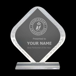 Rhombus-Shaped-Crystal-Awards-Printing-CR-45-250x250-1.jpg Rhombus Shaped Crystal Awards with Engraved Design & Box