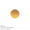 Round Flat Metal Badges 15mm