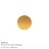 Round Flat Metal Badges 15mm