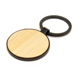 Metal Keychain with Bamboo - Image 4