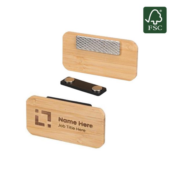STEN-9198-CESA-FSC-certified-Sustainable-Bamboo-Name-Badge-with-Magnetunique4f82c8d CESA - FSC-certified Sustainable Bamboo Name Badge with Magnet