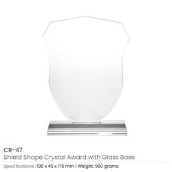 Shield-Shape-Crystal-Awards-CR-47-250x250-1.jpg Shield Shaped Crystal Awards with Gift Box