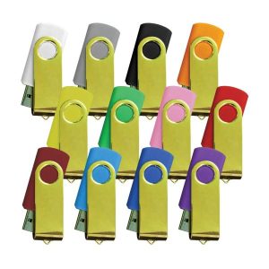 Gold Swivel USB | Promotional Swivel USB