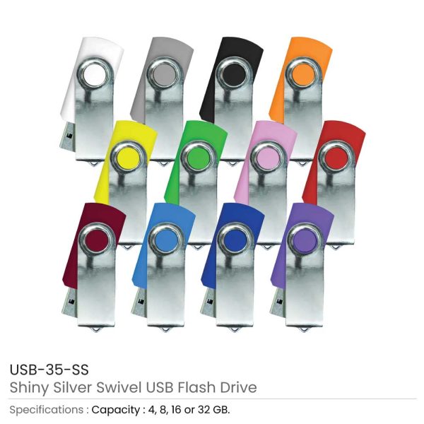 Shiny-Silver-Swivel-USB-35-SS-01-600x600-1.jpg Silver Swivel USB | Promotional Logo USB Flash