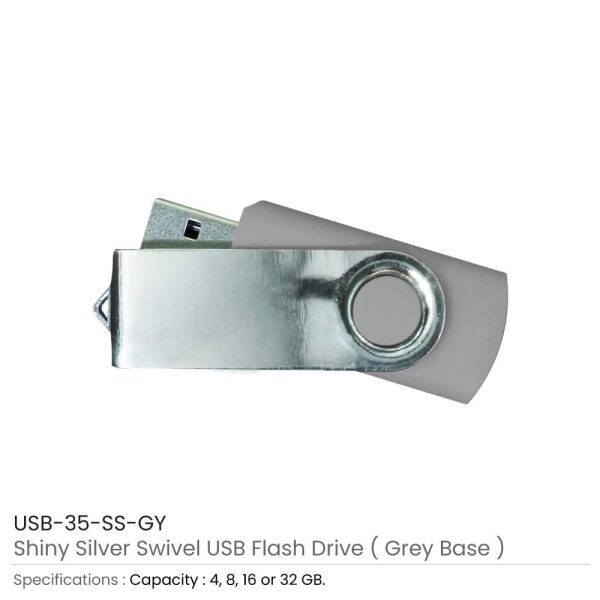 Shiny-Silver-Swivel-USB-35-SS-GY-600x600-1.jpg Silver Swivel USB | Promotional Logo USB Flash
