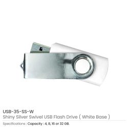 Shiny-Silver-Swivel-USB-35-SS-W-250x250-1.jpg Silver Swivel USB | Promotional Logo USB Flash