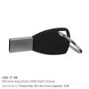 Silicone Keychain USB | USB with Key Holder