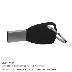 Silicone Keychain USB | USB with Key Holder