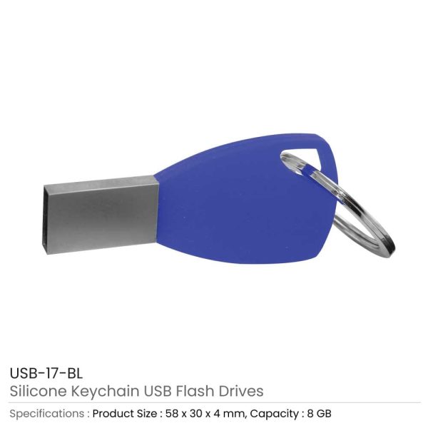 Silicone Keychain USB | USB with Key Holder