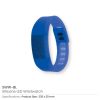 Silicone Personalized Wristbands with Digital Watch