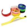 Silicone Personalized Wristbands with Digital Watch